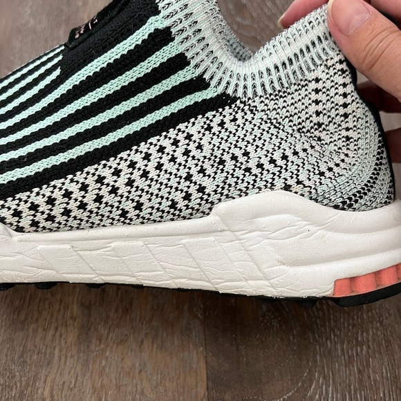 Wmns Adidas EQT Support Sock Core Black Clear Mint | B37530 | Women Size 9 - Picture 8 of 10